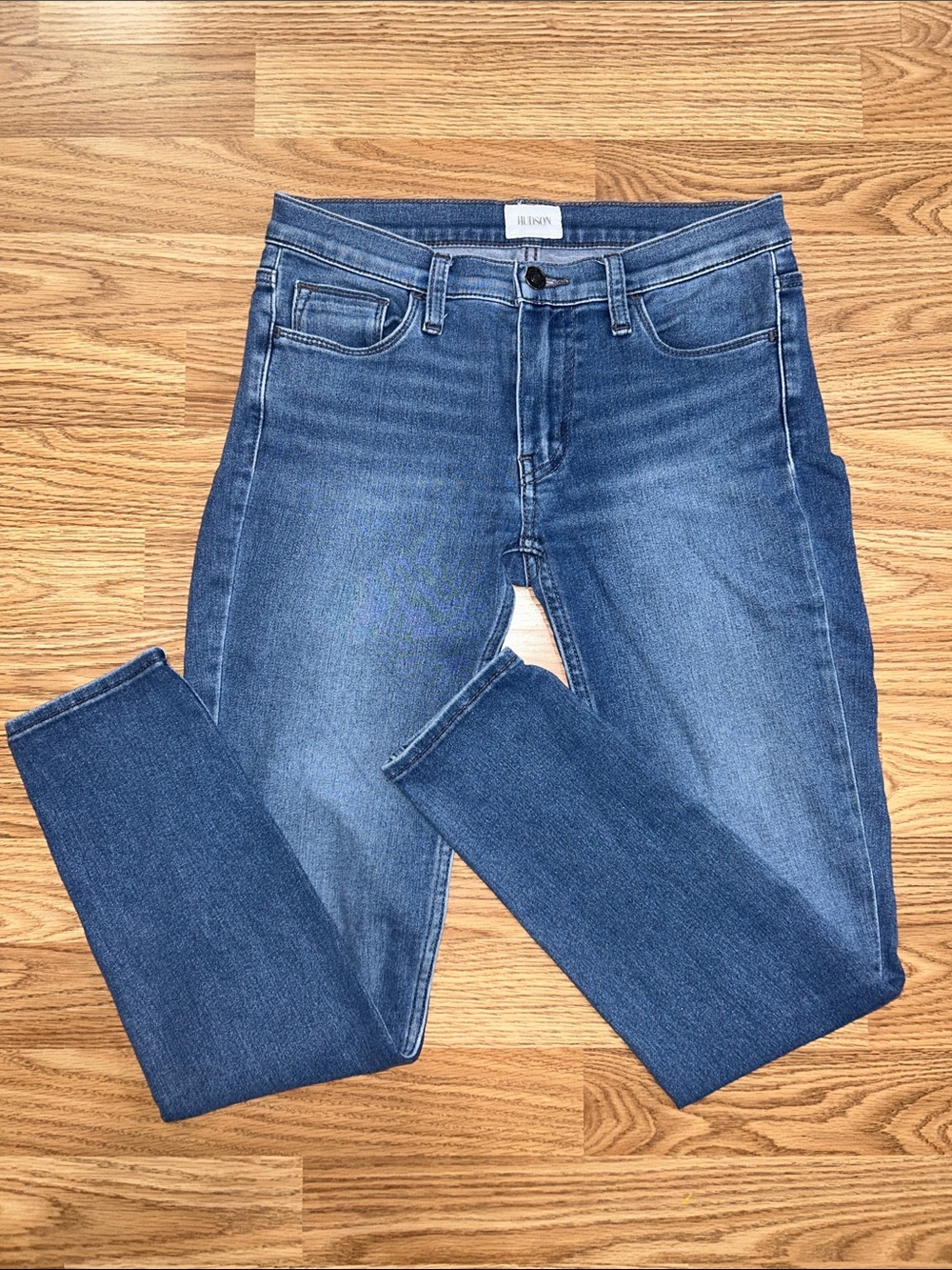 EUC Hudson Jeans Slim Straight Women's Blue Wash Denim
